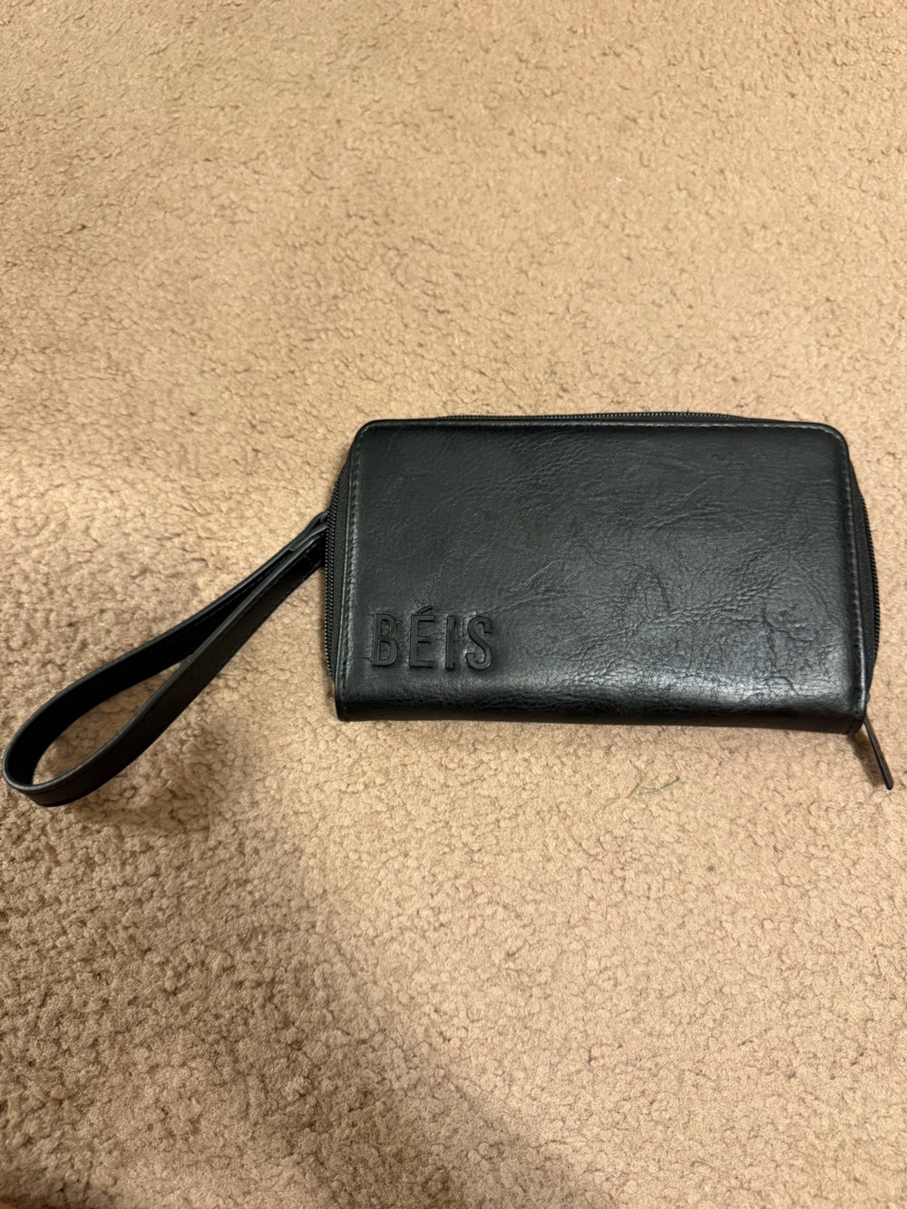 BÉIS Black Travel Wallet